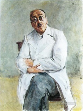  1932 Oil Painting - the surgeon ferdinand sauerbruch 1932 Max Liebermann German Impressionism